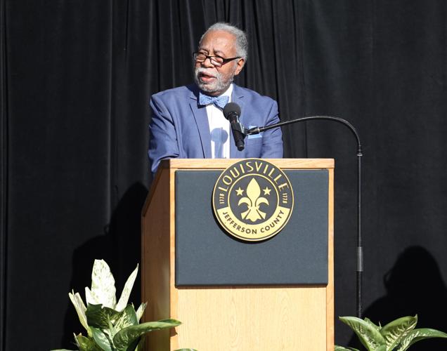 Sen. Gerald Neal speaks during vigil.JPG