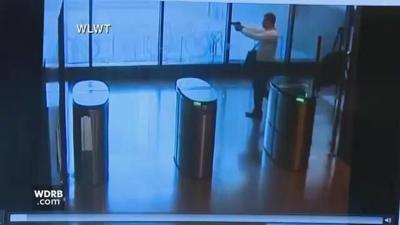 VIDEO: Cincinnati Police release graphic body cam, security footage of bank shooting