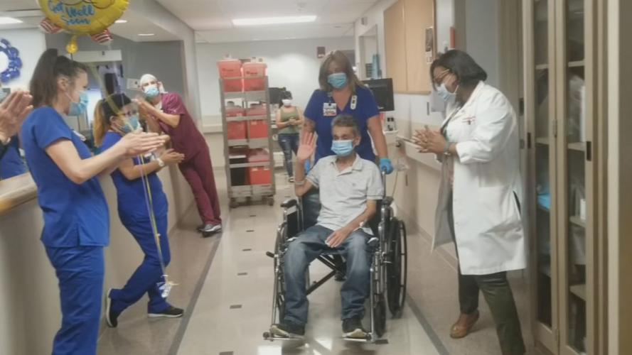 Oscar Aguilar leaves U of L Hospital after lengthy battle with COVID-19