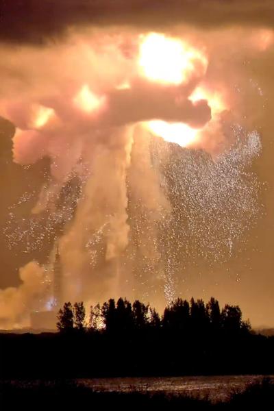 Blue Origin Rocket Explosion