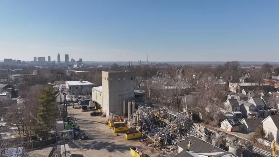 Givaudan site demolition drone 1-24-25