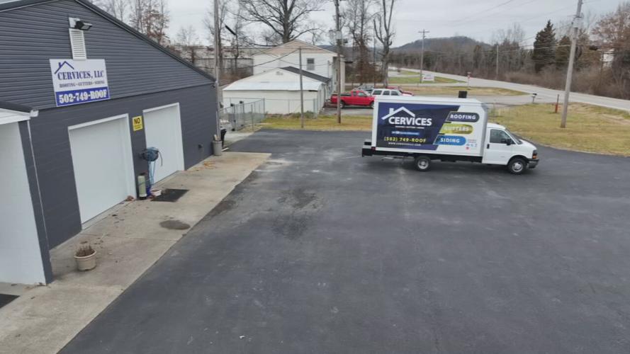 The owner of Cervices Roofing said someone stole the company's trailer. She shared surveillance video with WDRB News.