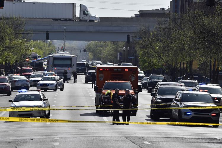 Louisville Shooting - Old National Bank Scene -  AP - 4-10-2023