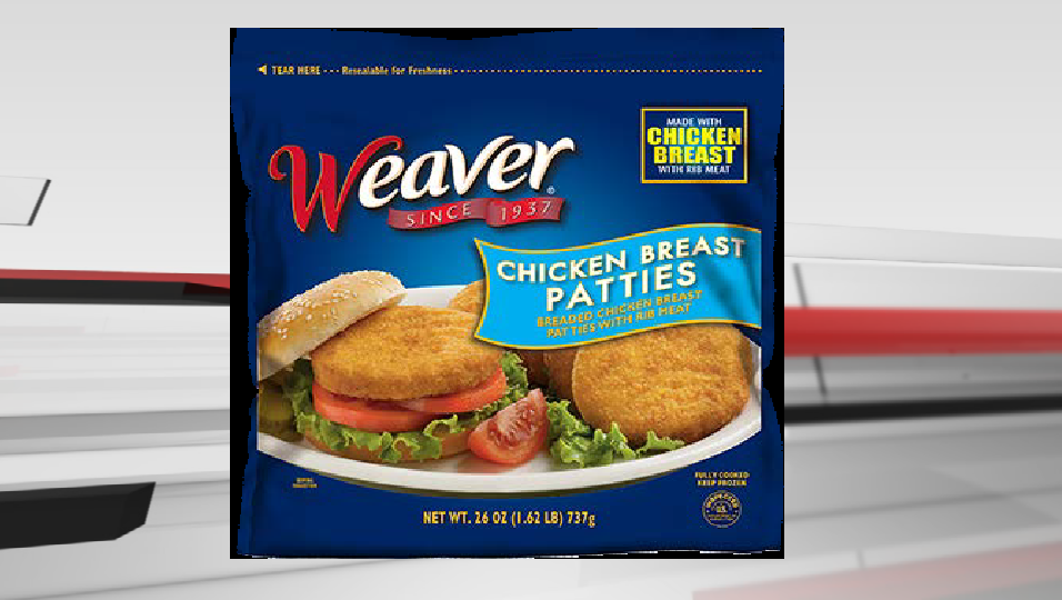 39 000 Pounds Of Frozen Chicken Patties Recalled National Wdrb Com