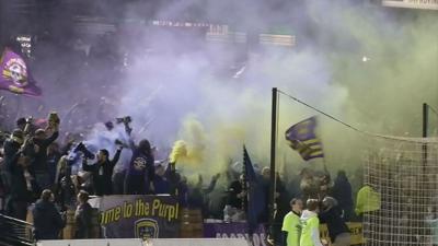 LouCity FC celebrates victory