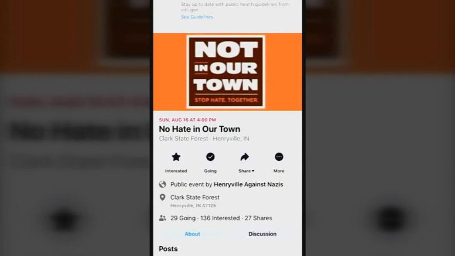 Not in our town Henryville Nazis.jpeg