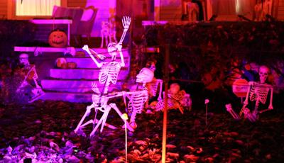 Skeleton decoration on Hillcrest.JPG