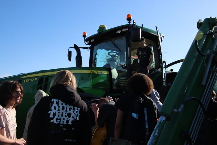 2023 'Drive Your Tractor to School Day' at Henry County High School in New Castle, Kentucky