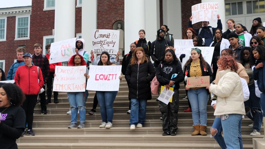UofL DEI protest