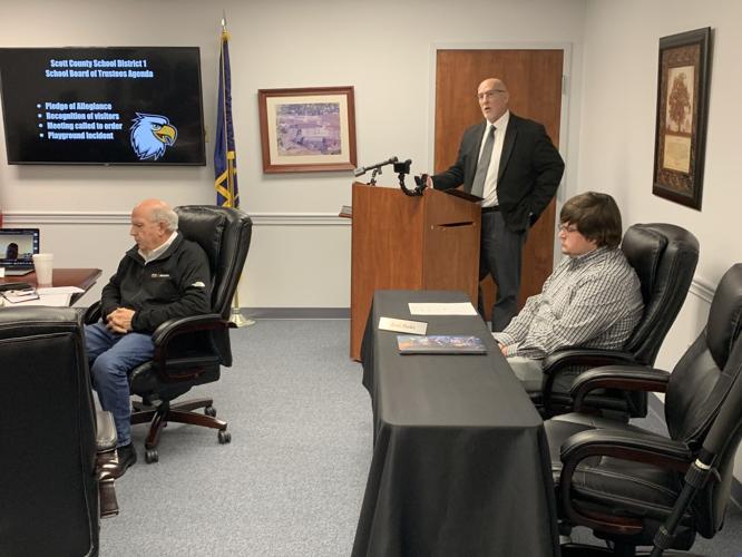 Lanesville School board meeting