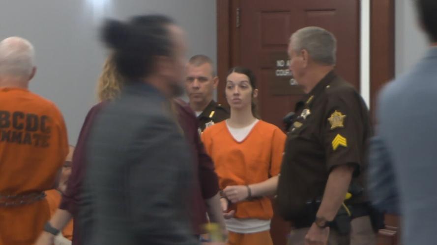 Tiffanie Lucas appears in court in Bullitt County on Monday, July 1, 2024
