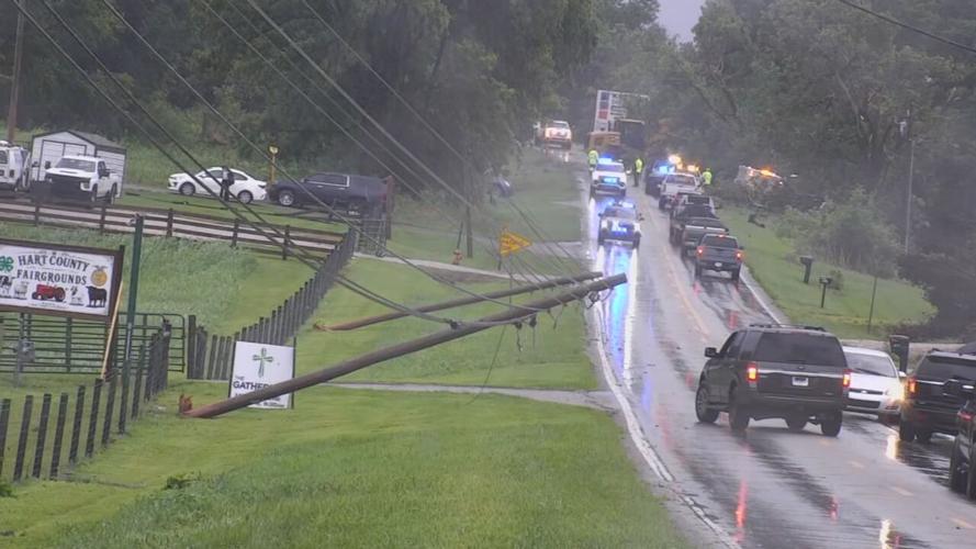 Hart County tornado damage