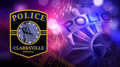 Clarksville Police Logo over badge
