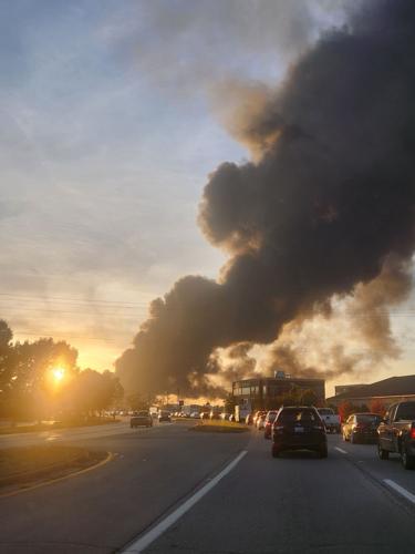 Smoke from reported plane crash - explosion near airport 11-4-25