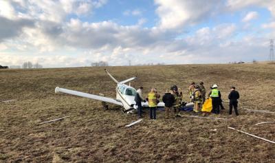 Lexington Police pic of plane crash