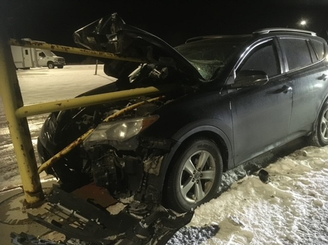 Toyota Rav4 crashes into closed scale house in Indiana