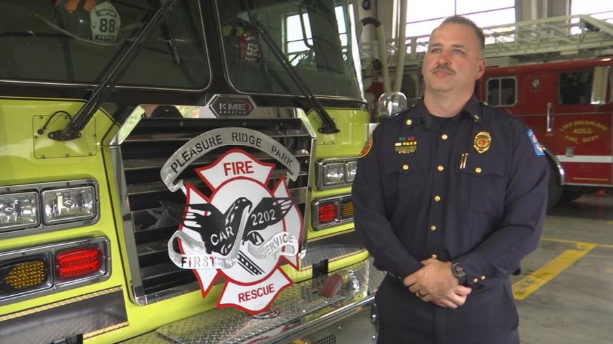 Joseph Bowman of the Pleasure Ridge Park Fire Department