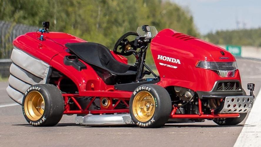 Honda Lawn Mower Speed Record via Fox News