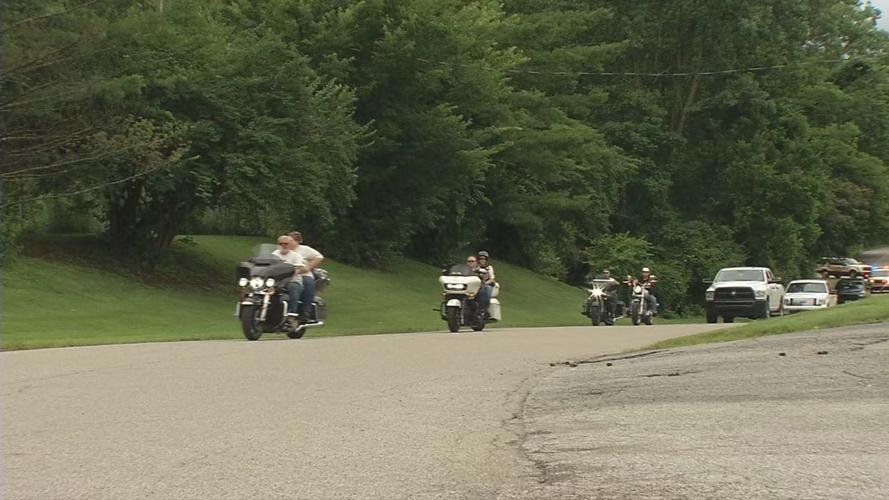 Motorcyclists ride for the Arrow Fund