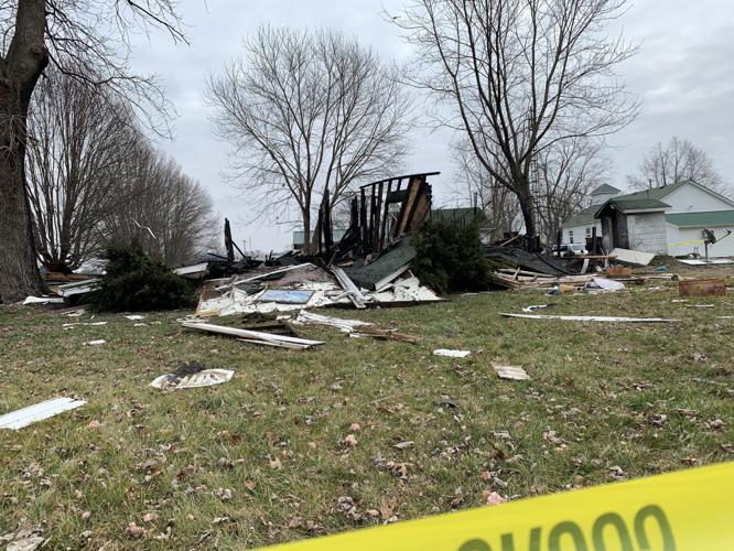 Grayson County House Explosion Rubble