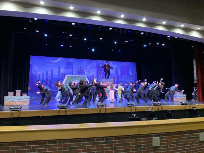 The cast of Mary Poppins during a dance number - Keith Kaiser - 3.8.23