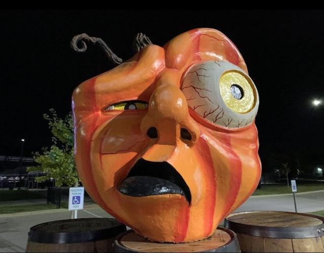 Pumpkin sculpture at Ultimate Halloween Fest 2023