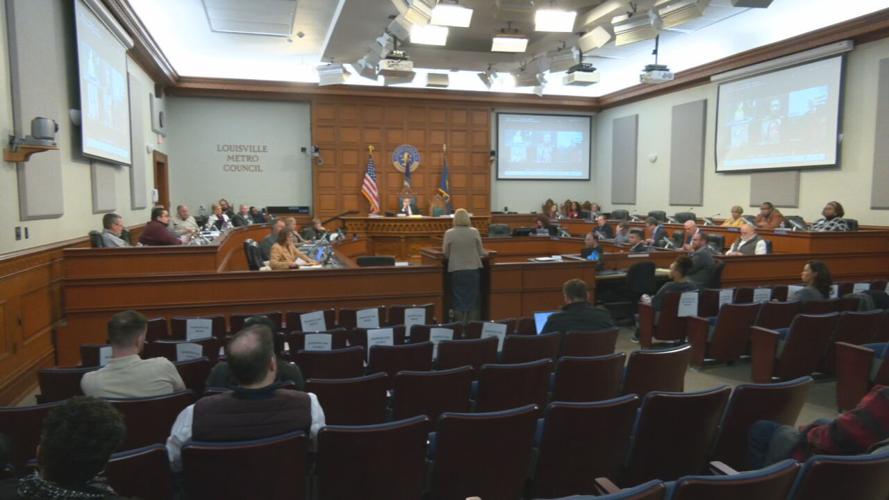Louisville Metro Council Court meeting - Piagentini ethics case 1-18-24