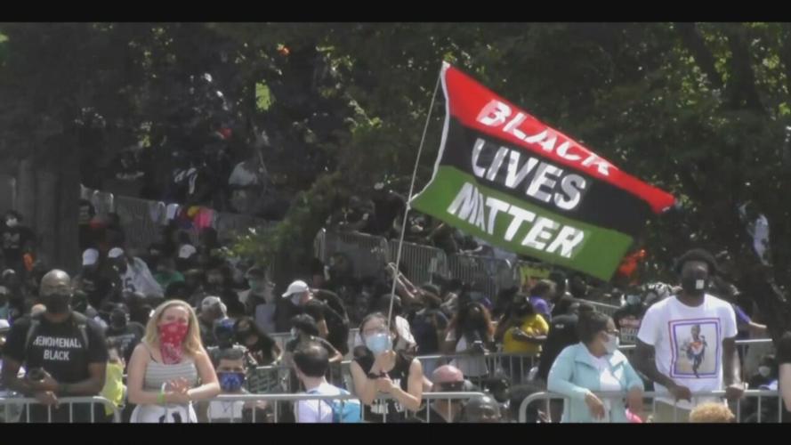 Thousands gather for march on Washington, D.C. on Friday, Aug. 28, 2020