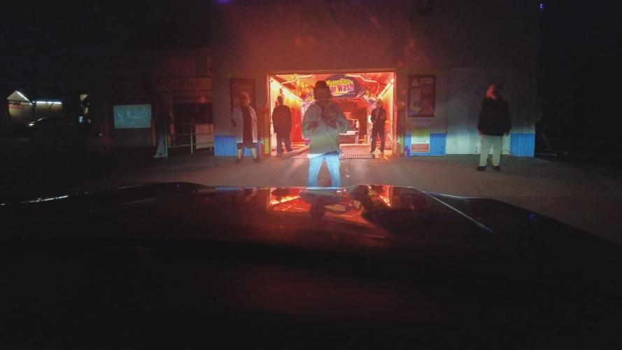 NAHS students haunted carwash 10-27-23