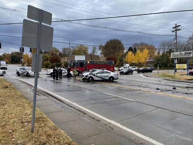 Officer involved crash Outer Loop