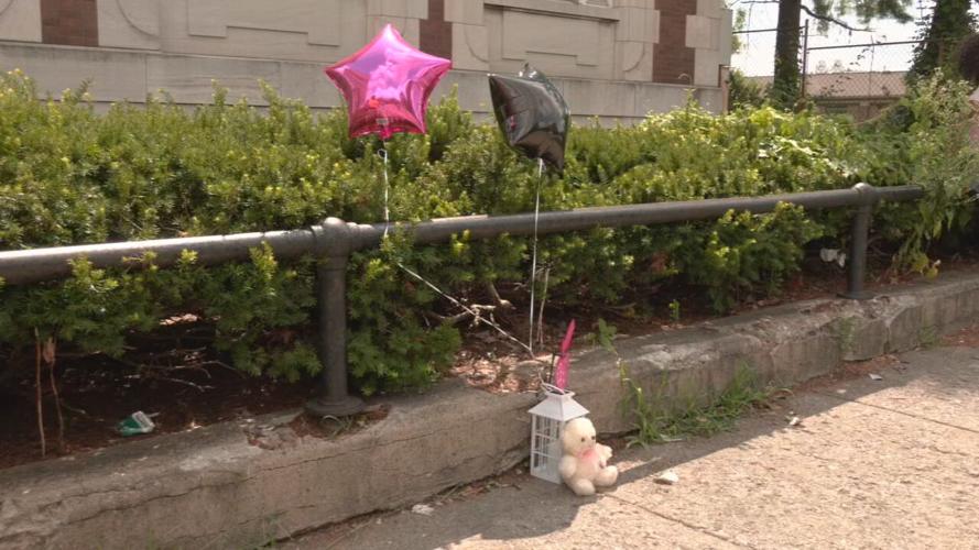 Memorial for woman killed at 10th and Chestnut bus stop 8-13-25
