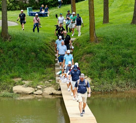 Brooks Koepka, Dustin Johnson and Gary Woodland