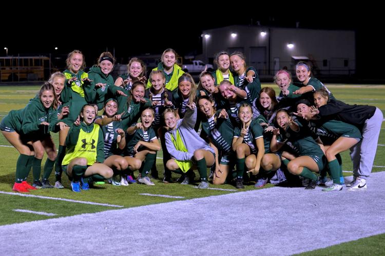 South Oldham girls soccer after win over Woodford County