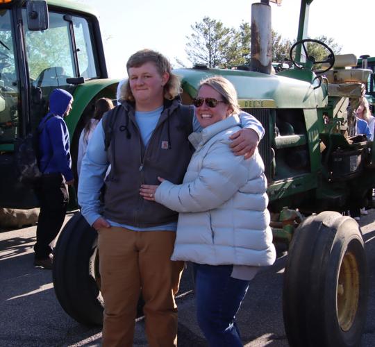 2023 'Drive Your Tractor to School Day' at Henry County High School in New Castle, Kentucky