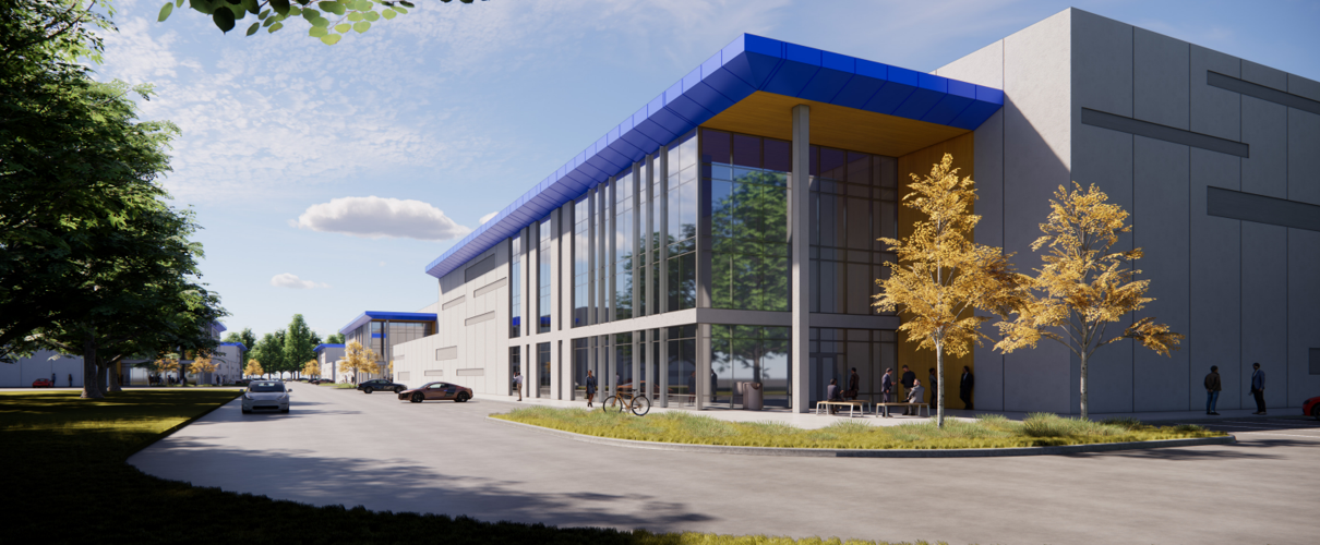 Camp Ground Road data center rendering