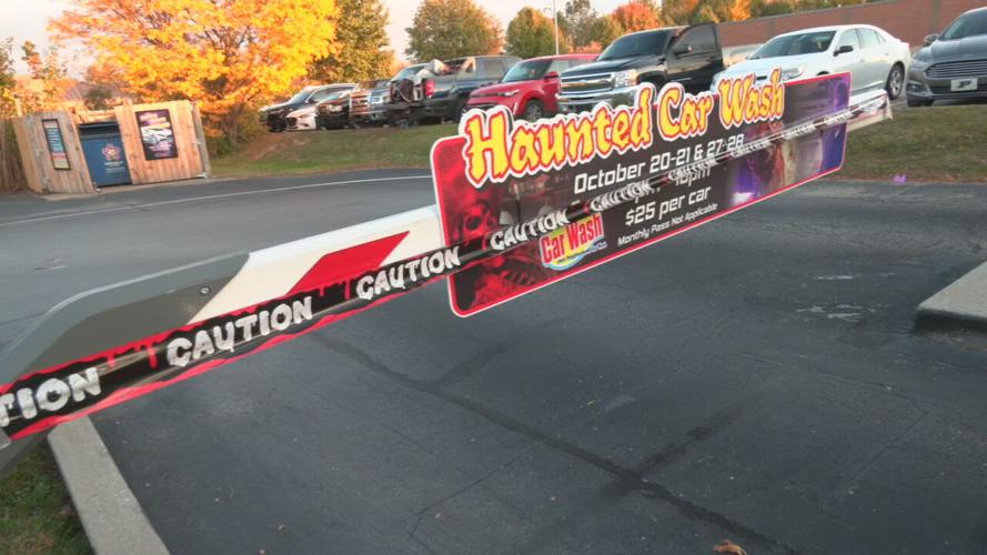 NAHS students haunted carwash 10-27-23