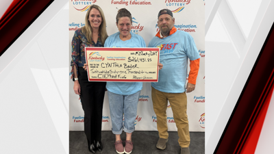 Lottery winner, Cynthia Bader