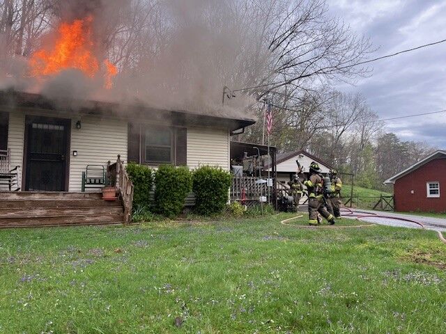 House fire on Mills Lane - 4.3.25