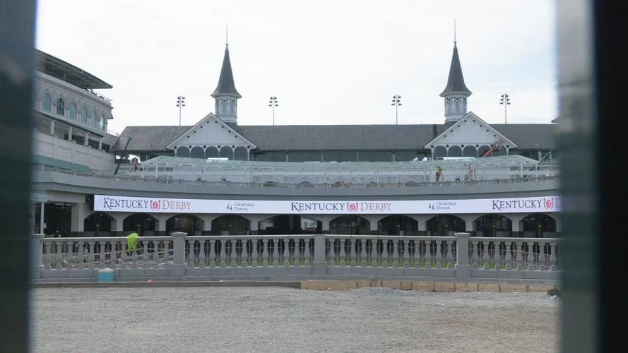 Paddock Construction Update Churchill Downs