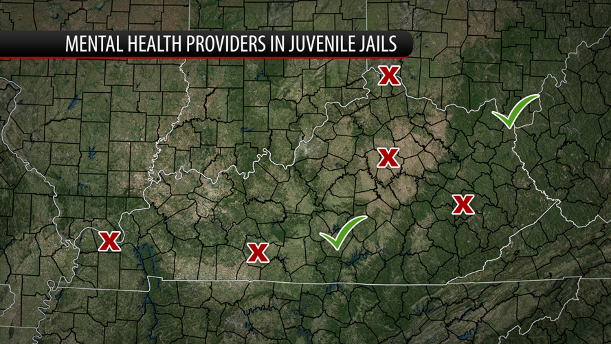 Juvenile jails lack of mental health providers