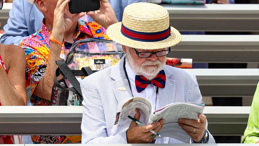 Fans on Kentucky Oaks Day 2025