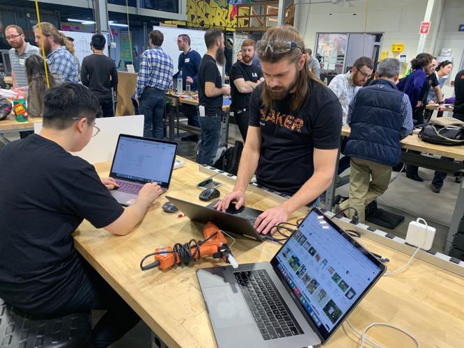 GE FirstBuild hackathon on Feb. 19, 2020