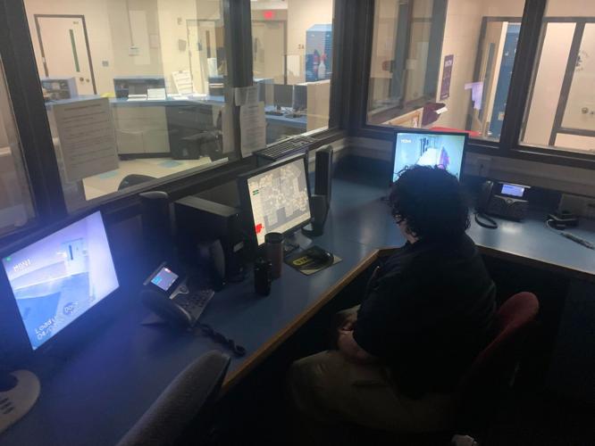 Louisville youth detention center master control room