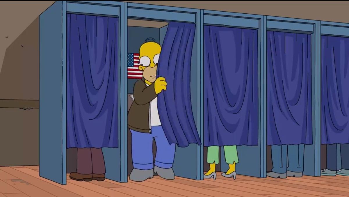The Simpsons Spoofs 2020 Presidential Election In Upcoming Halloween Episode Morning Wdrb Com