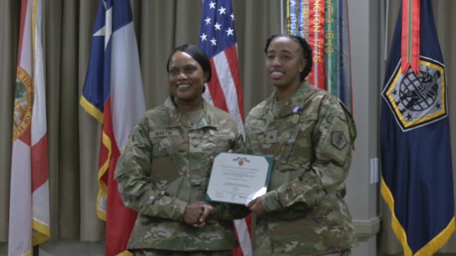 Staff Sgt. Aschlynd Spidell-Flores Soldier's Medal 10-20-23