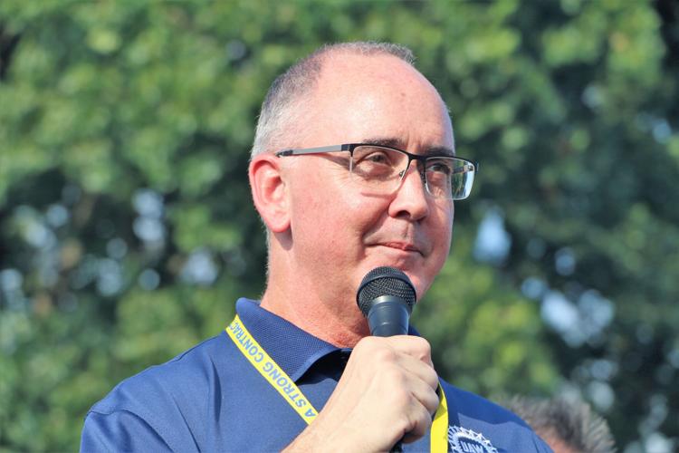 Shawn Fain at UAW Practice Picket KTP 8-24-23 (1).JPG