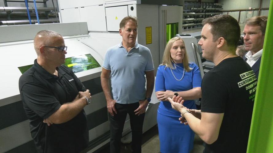 Mark Cuban at Guardian Bikes in Seymour