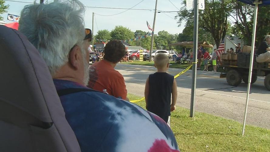 Fourth of July parade in Pekin, Indiana