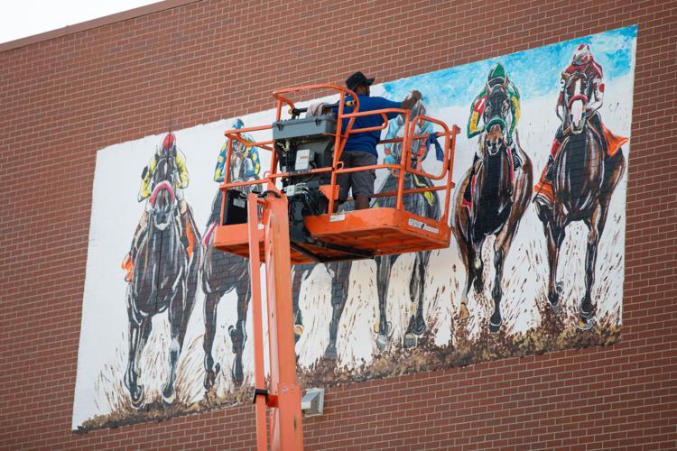 Keith Anderson Kentucky Derby mural
