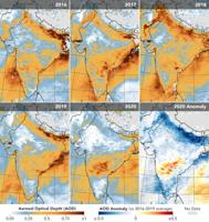 NASA Satellite Shows Man-Made Pollution Drop from Coronavirus